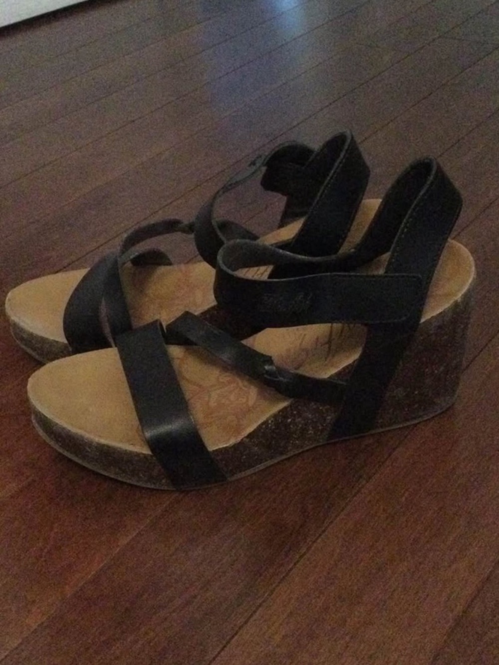 Blowfish block cork sandals